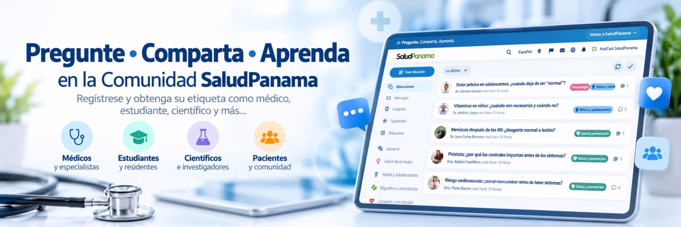 Comunidad SaludPanama: espacio para preguntar, compartir y aprender sobre salud en Panamá